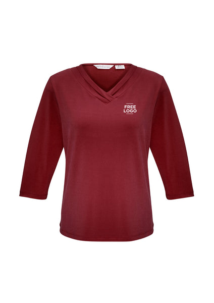 Ladies Lana 3/4 Sleeve Top from $38.95