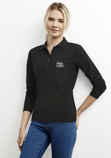 Crew Ladies Long Sleeve Polo from $26.95