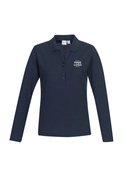 Crew Ladies Long Sleeve Polo from $26.95