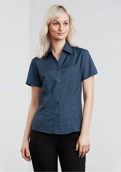 Ladies Printed Oasis Short Sleeve Shirt from $51.95